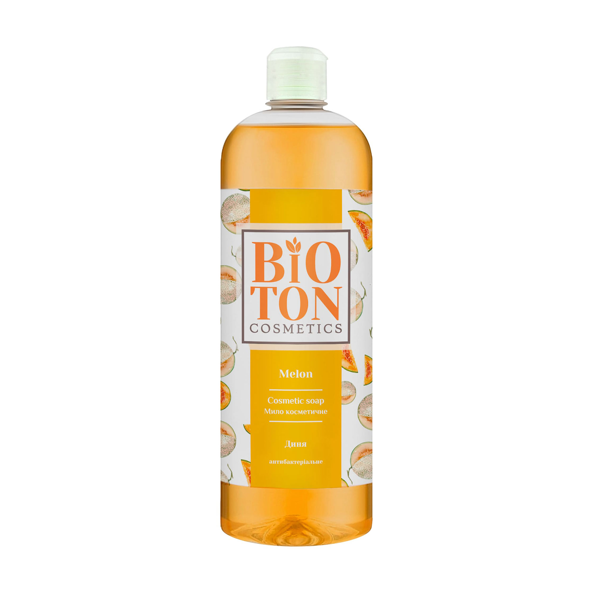 Мило косметичне антибактеріальне для рук Bioton Диня, 1 л (запаска)